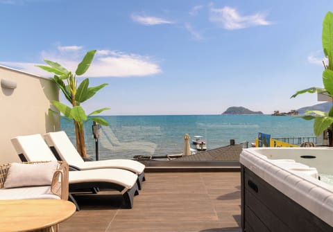 Apartment, 2 Bedrooms, Sea View | Terrace/patio