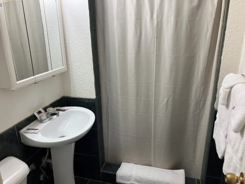 Standard Room, 1 King Bed | Bathroom | Shower, free toiletries, towels