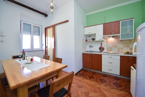 Apartment, 3 Bedrooms, Beach View | Private kitchen | Fridge, microwave, electric kettle