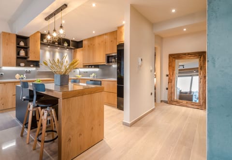 Villa, 3 Bedrooms, Sea View | Private kitchen | Full-size fridge, microwave, oven, stovetop