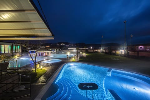 Front of property - evening/night