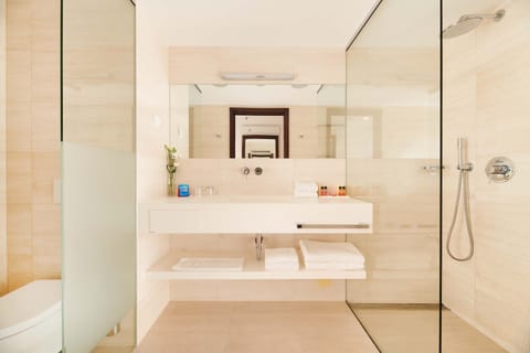 Superior Room, Balcony, Park View | Bathroom | Free toiletries, hair dryer, towels