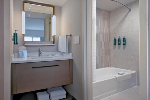 Free toiletries, hair dryer, towels