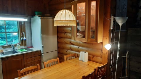 Cottage, 3 Bedrooms, Sauna, Slope side (Sleeping Loft ) | Private kitchen | Full-size fridge, microwave, oven, stovetop
