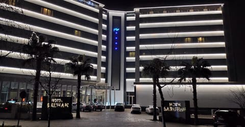 Front of property - evening/night