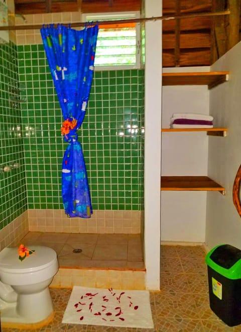 Garden Cabin | Bathroom | Shower, rainfall showerhead, free toiletries, towels