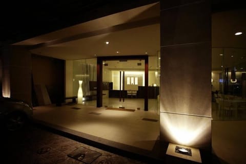 Front of property - evening/night