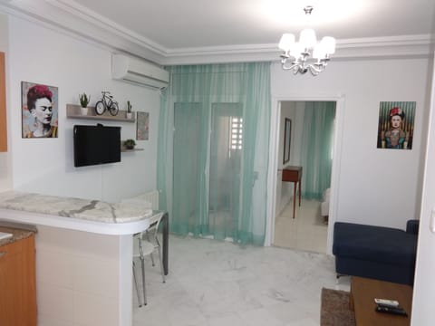 Comfort Apartment, 1 Bedroom, Annex Building (Les Palmeraies) | 1 bedroom, blackout drapes, iron/ironing board, free cribs/infant beds