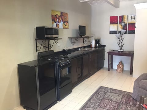 Studio Suite | Private kitchen | Shared fridge, microwave