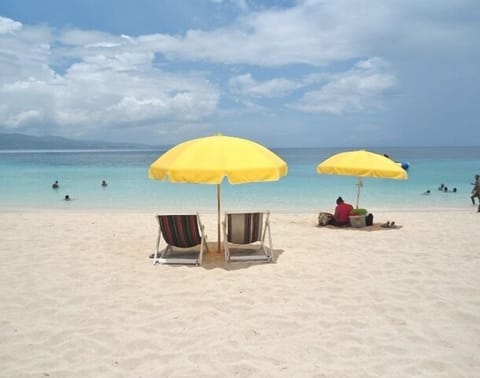 Beach nearby, white sand