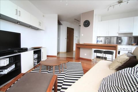 Apartment (Sea TowersII:Hryniewickiego 6,Tower B) | Living area | Flat-screen TV, DVD player