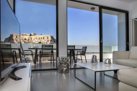 Luxury Apartment, 3 Bedrooms | Living area | Flat-screen TV