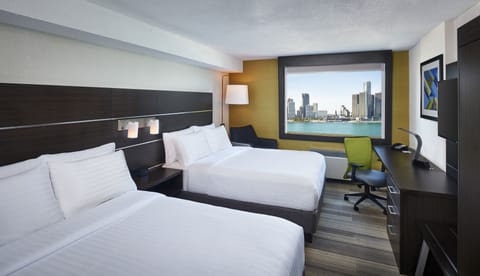 Standard Room, 2 Queen Beds, River View | Premium bedding, pillowtop beds, in-room safe, desk