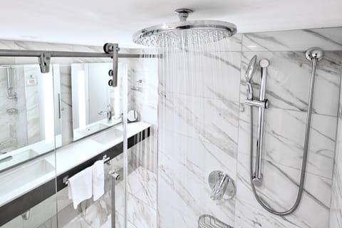 Premium bedding, down comforters, in-room safe, desk