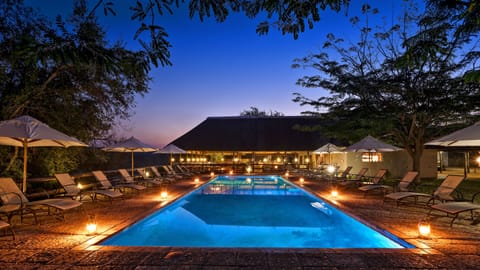 Front of property - evening/night