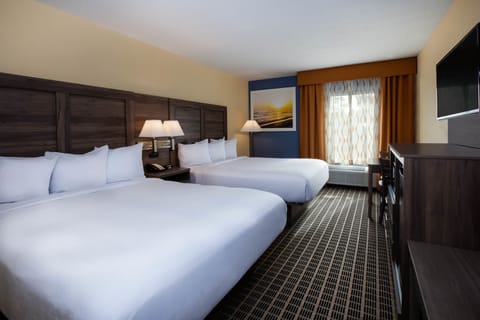 In-room safe, iron/ironing board, free cribs/infant beds, free WiFi