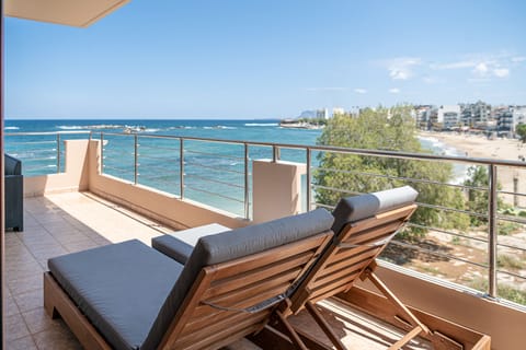 Apartment, Sea View, Beachfront | Terrace/patio