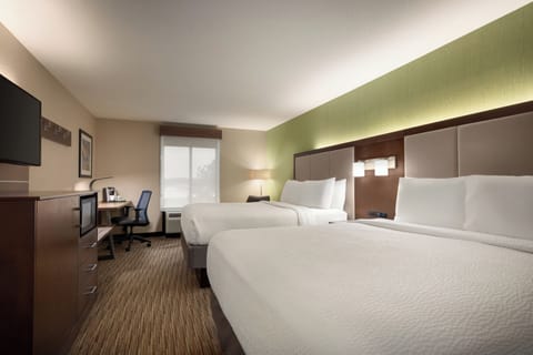 Standard Room, 2 Queen Beds | In-room safe, laptop workspace, iron/ironing board