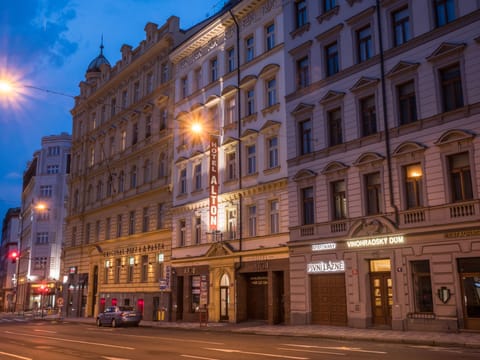 Front of property - evening/night