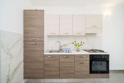 Standard Apartment, 1 Bedroom, Balcony, Garden View | Private kitchenette | Fridge