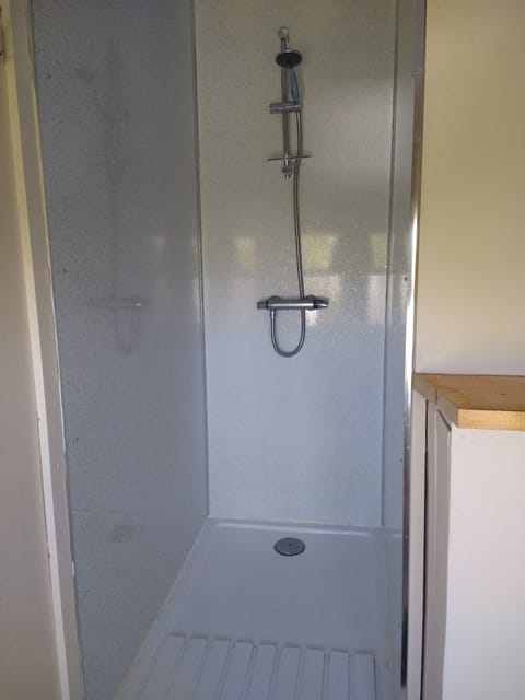 Bathroom | Shower, free toiletries, hair dryer, towels