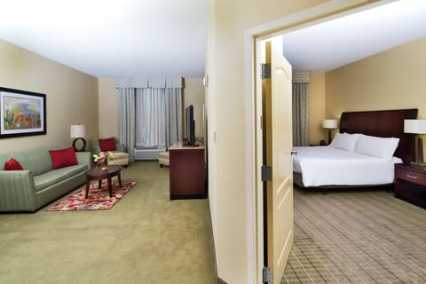 Suite, 1 King Bed | In-room safe, desk, iron/ironing board, free cribs/infant beds