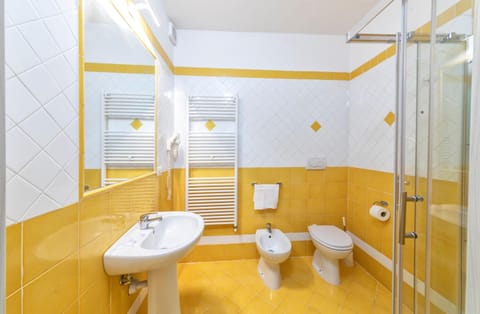 Free toiletries, hair dryer, bidet