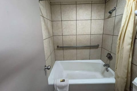 Free toiletries, hair dryer, towels