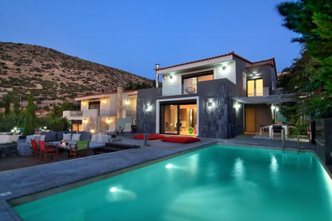 Front of property - evening/night