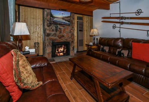 Standard Cabin, Non Smoking, Kitchen | Living area | Flat-screen TV, fireplace, DVD player
