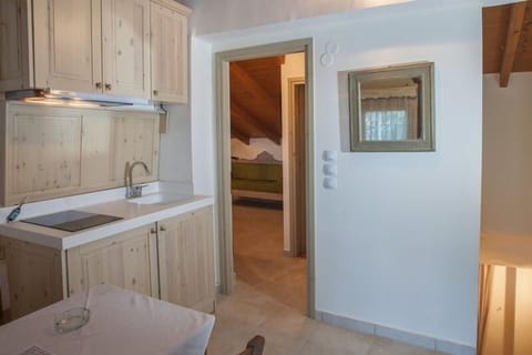 Junior Suite with private Sauna | Private kitchenette | Mini-fridge, espresso maker, coffee/tea maker, electric kettle