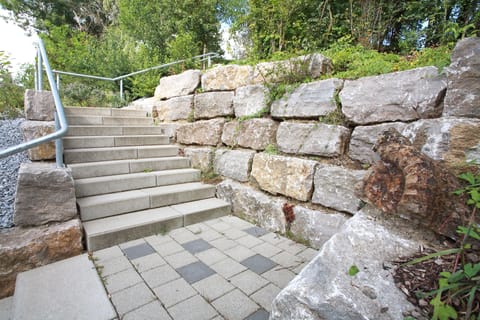 Outdoor wedding area