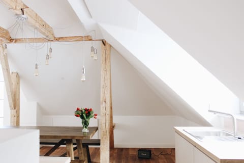 Luxury Apartment, 3 Bedrooms, Patio, Mountain View | Private kitchen | Fridge, microwave, dishwasher, coffee/tea maker