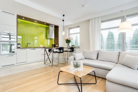 Deluxe Apartment, 1 Bedroom | Living area | TV