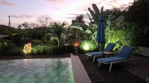 Outdoor pool, an infinity pool