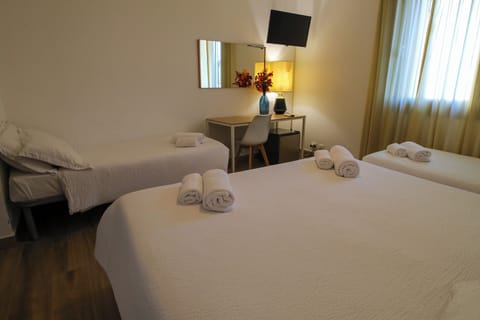 Quadruple Room | Premium bedding, Select Comfort beds, in-room safe, desk