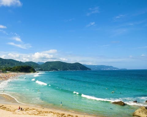 Beach nearby, white sand
