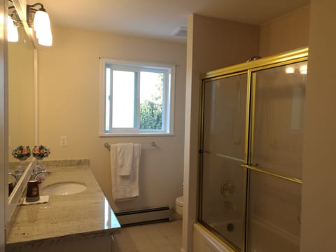 Free toiletries, hair dryer, towels, soap