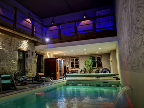 Indoor pool, free cabanas, pool umbrellas