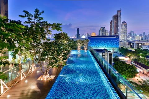 Rooftop pool