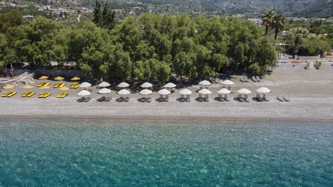 Private beach