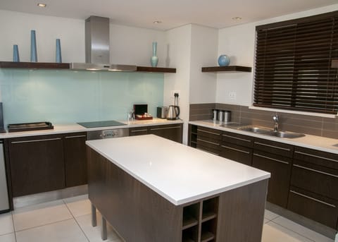 Executive Suite - Two Bedroom | Private kitchen | Fridge, microwave, coffee/tea maker, electric kettle