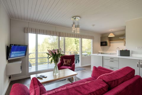 Cabin | Living area | 30-inch TV with digital channels, DVD player