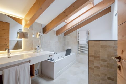 Deluxe Suite | Bathroom | Free toiletries, hair dryer, towels