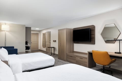 Standard Room, 2 Queen Beds, Accessible Bathtub (Mobility) | In-room safe, desk, blackout drapes, iron/ironing board