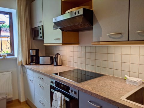 Superior Apartment, 1 Bedroom, Terrace | Private kitchen | Fridge, microwave, stovetop, coffee/tea maker