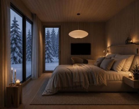  Deluxe Villa Luoto | 1 bedroom, iron/ironing board, WiFi (free), bed sheets