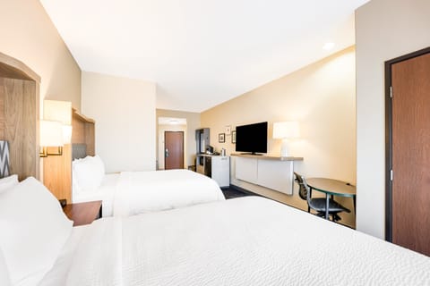 Standard Room, 2 Queen Beds | Premium bedding, in-room safe, desk, blackout drapes