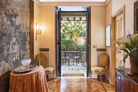 Interior entrance