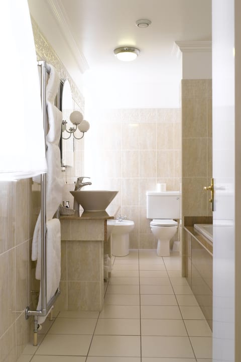 Free toiletries, hair dryer, towels, shampoo